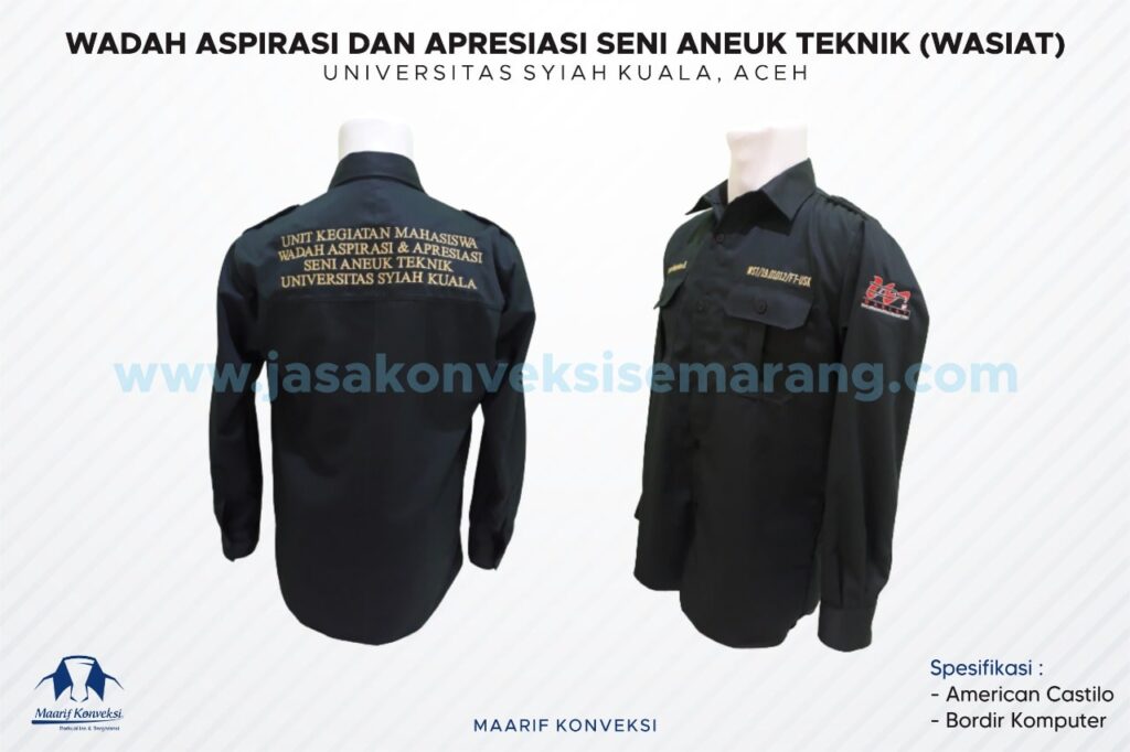Konveksi Kemeja Organisasi Aceh