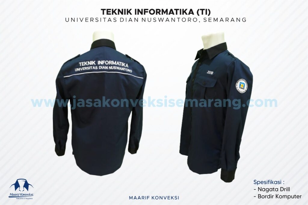 Konveksi Kemeja Mahasiswa Udinus