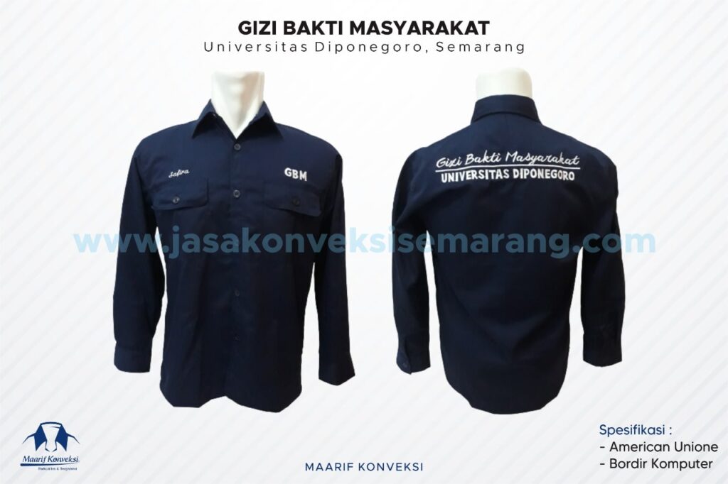 Konveksi Kemeja Gizi Undip