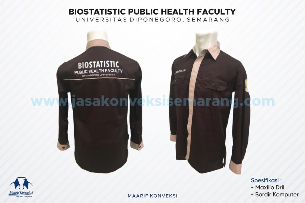 konveksi kemeja biostatistik undip