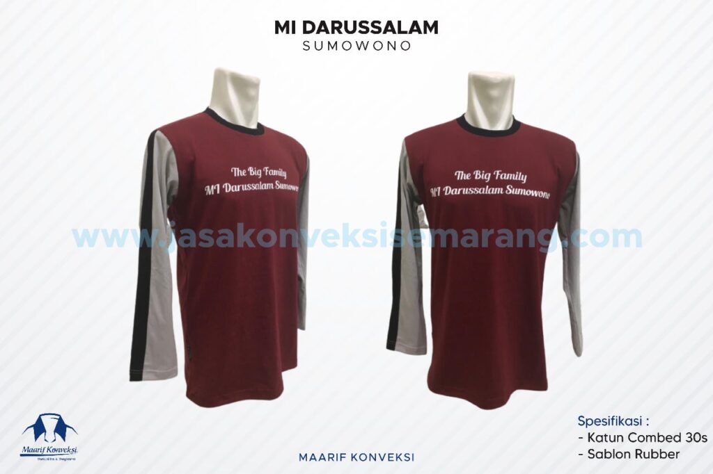 konveksi kaos guru sumowono