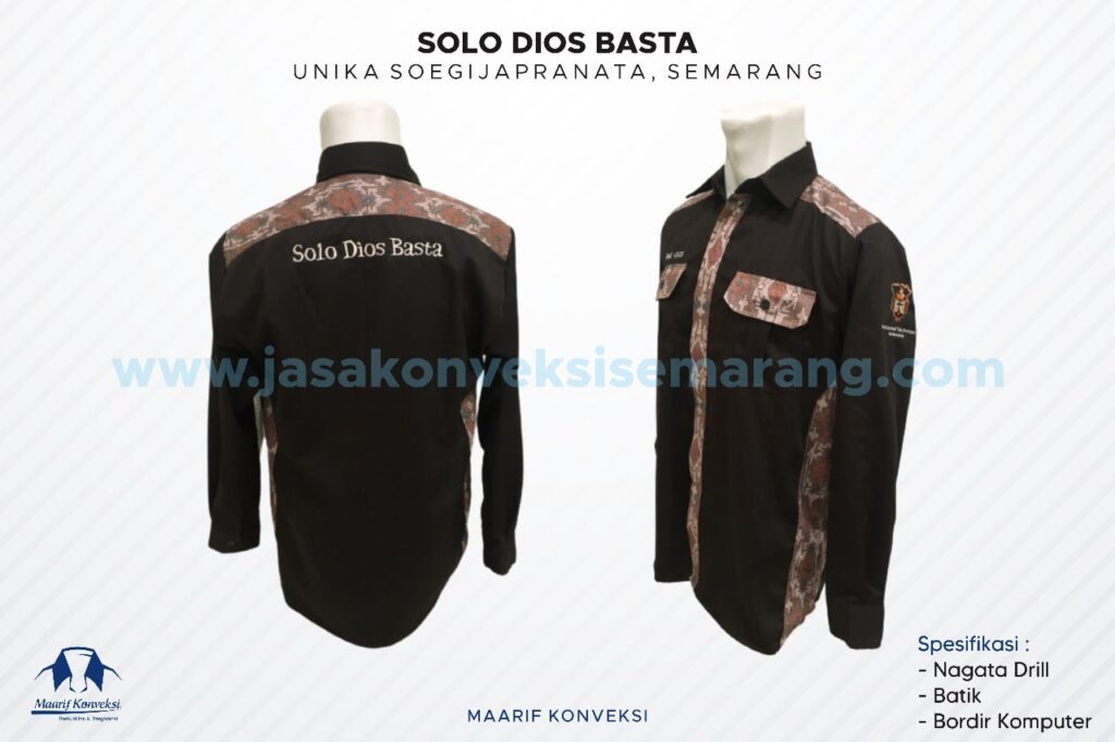 kemeja solo dios basta
