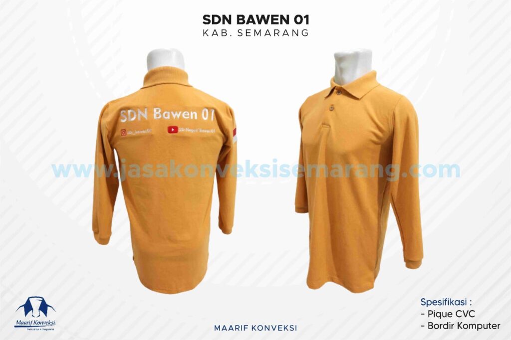 konveksi kaos polo bawen