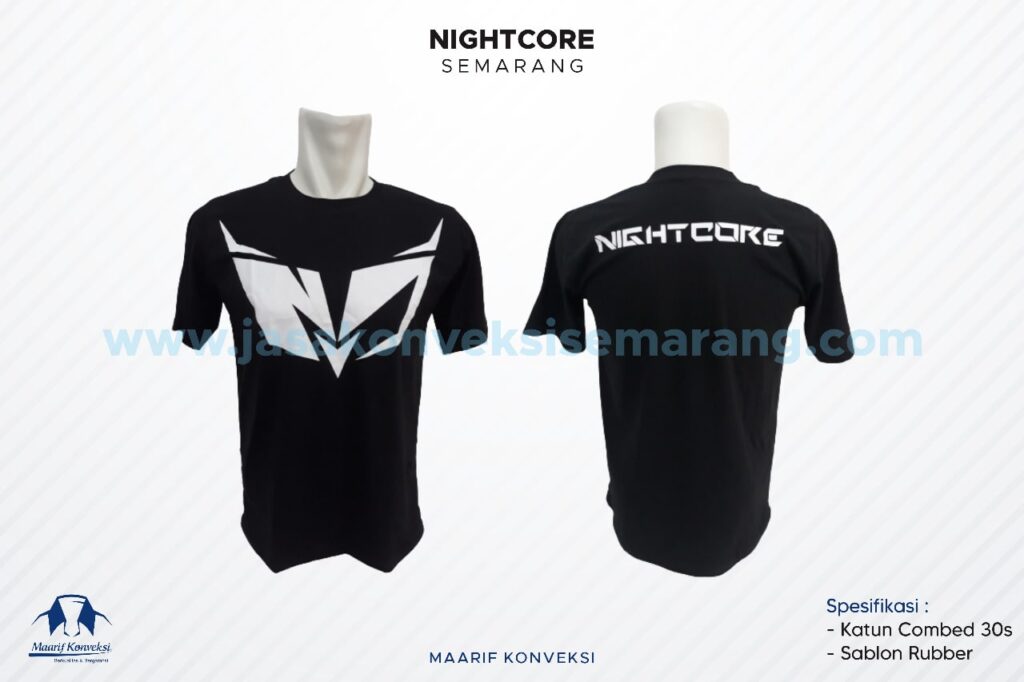 Konveksi Kaos Nightcore Semarang