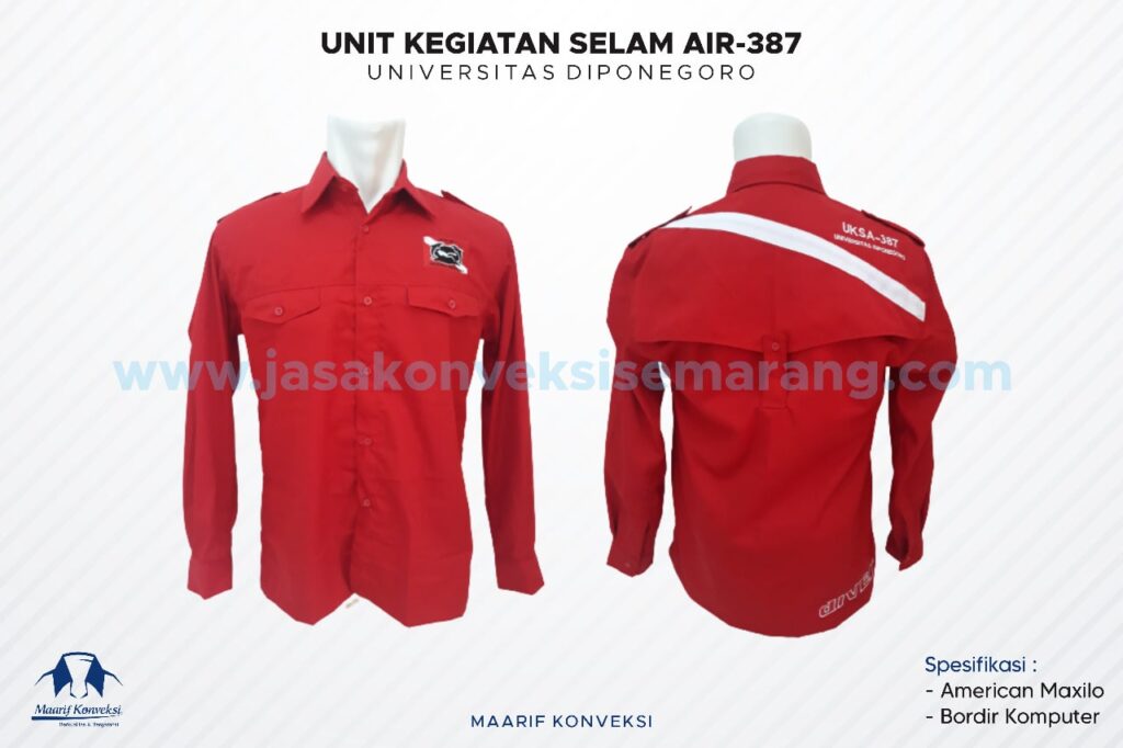 Konveksi Kemeja UKSA Undip