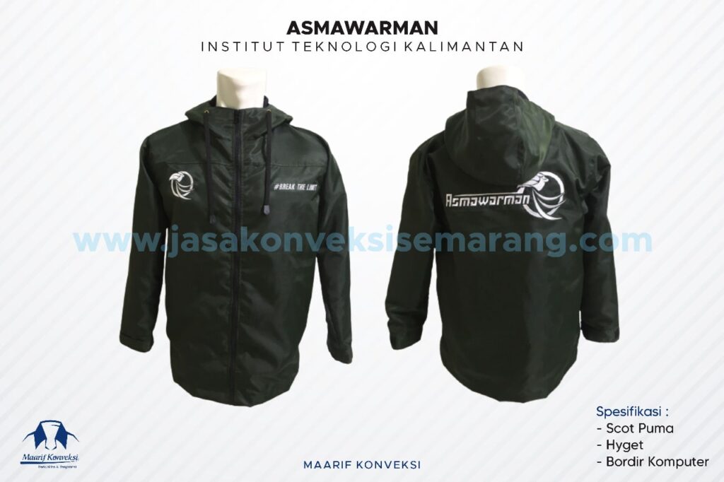 Konveksi Jaket Coach Asmawarman