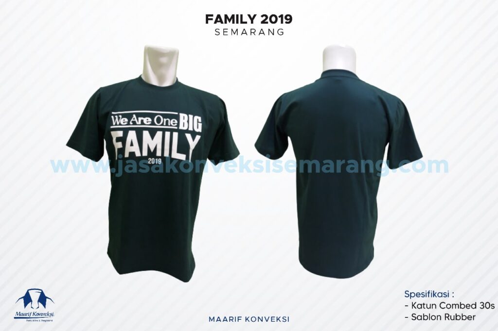 Konveksi Kaos Family 2019