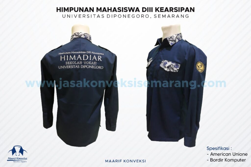 Konveksi Kemeja D3 Kearsipan Undip