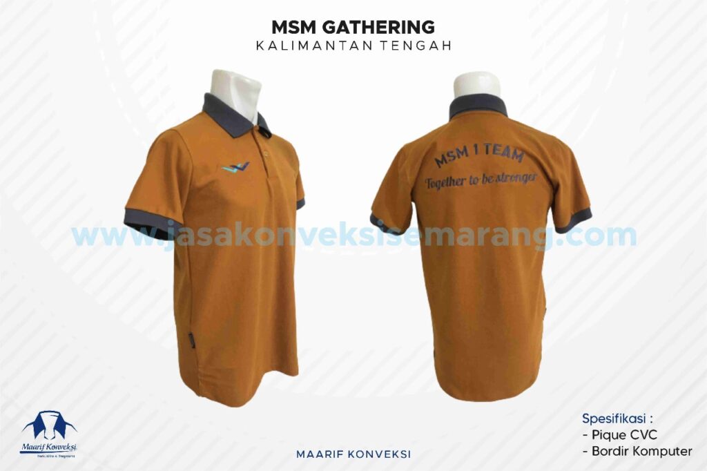 Konveksi Kaos Polo MSM Gathering