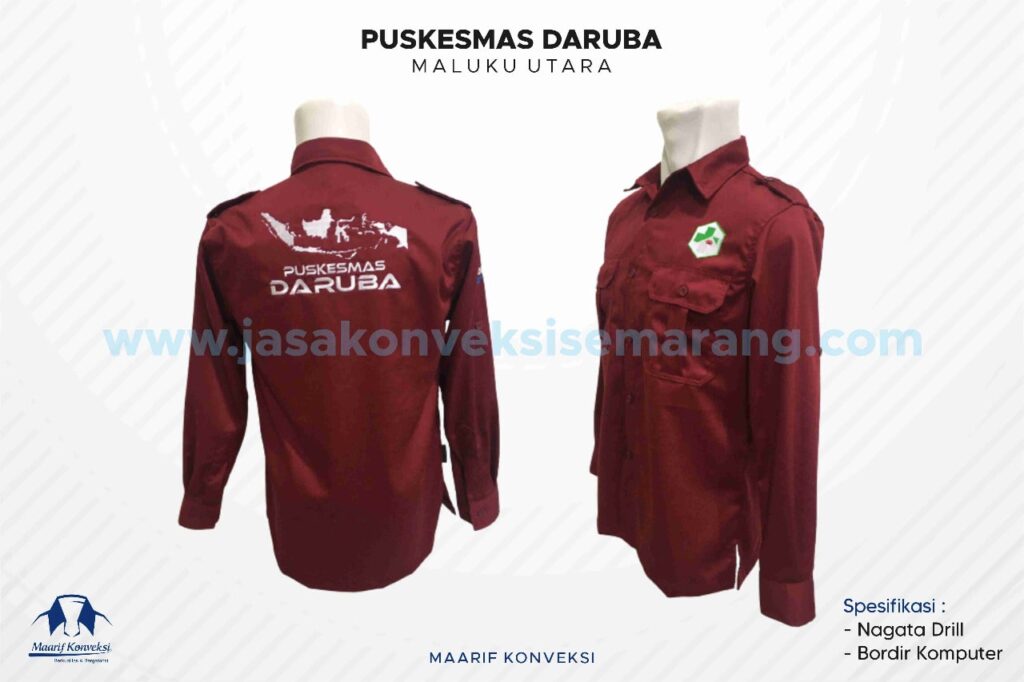Konveksi Kemeja Puskesmas Daruba