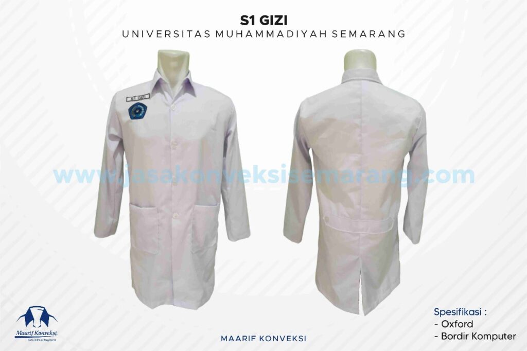 Konveksi Jas Lab Gizi Unimus