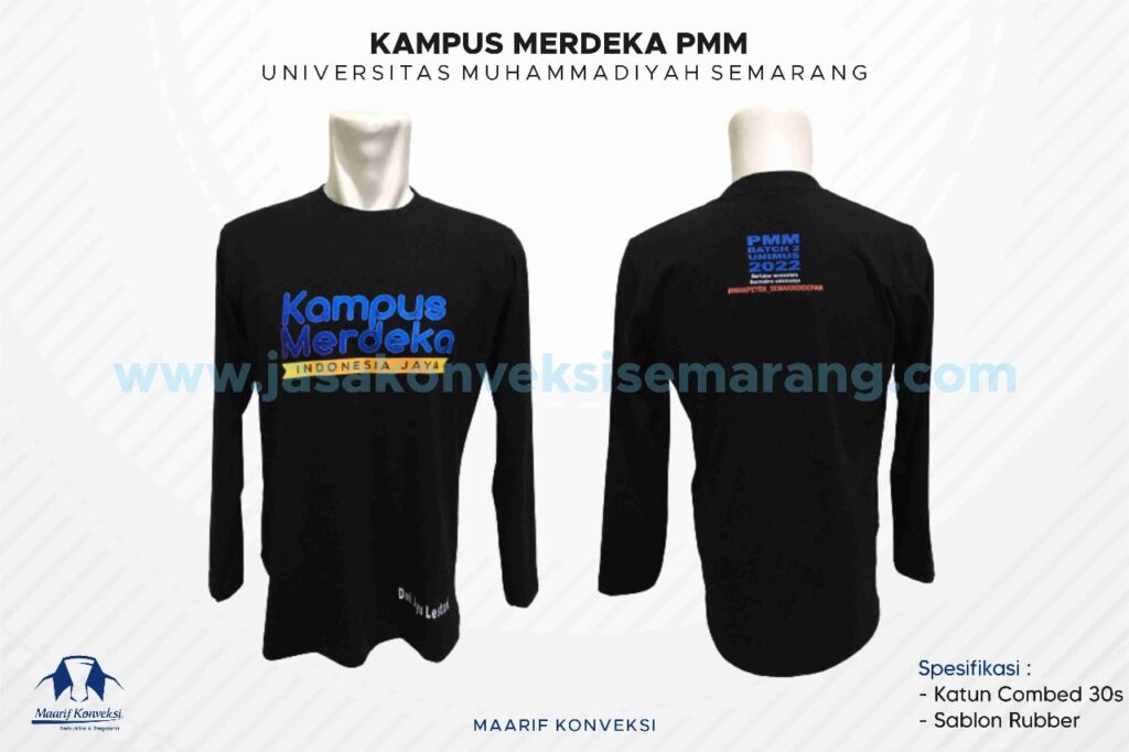 Konveksi Kaos Kampus Merdeka