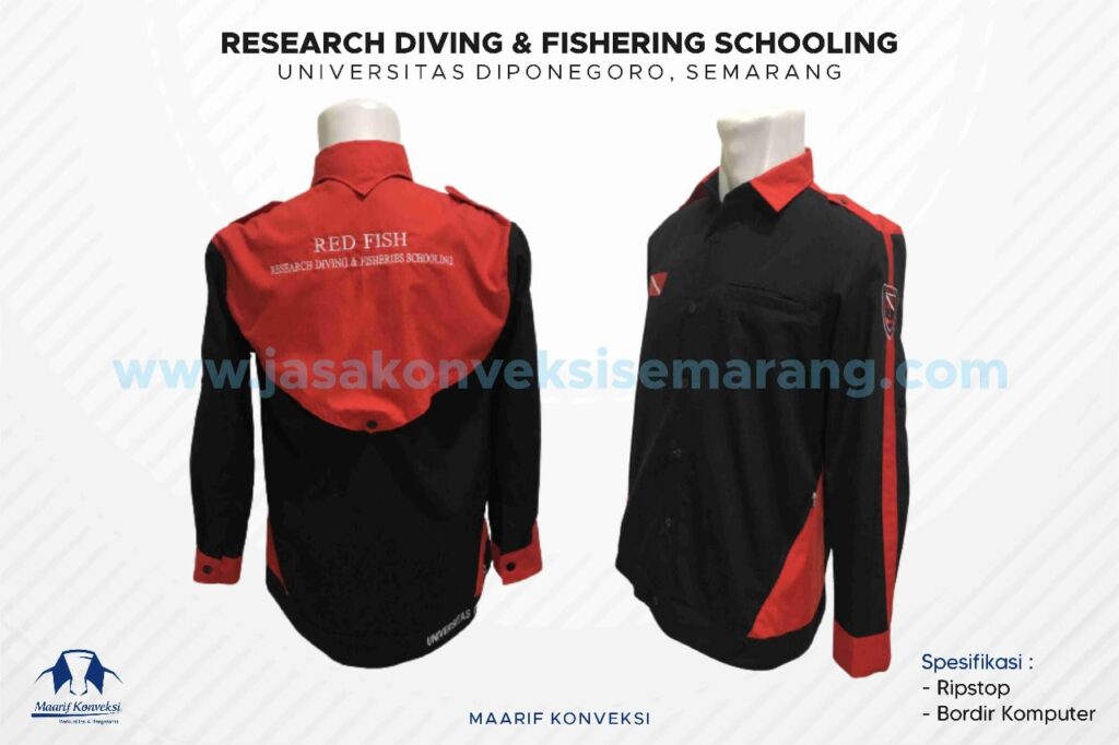 Konveksi Kemeja Red Fish UNDIP
