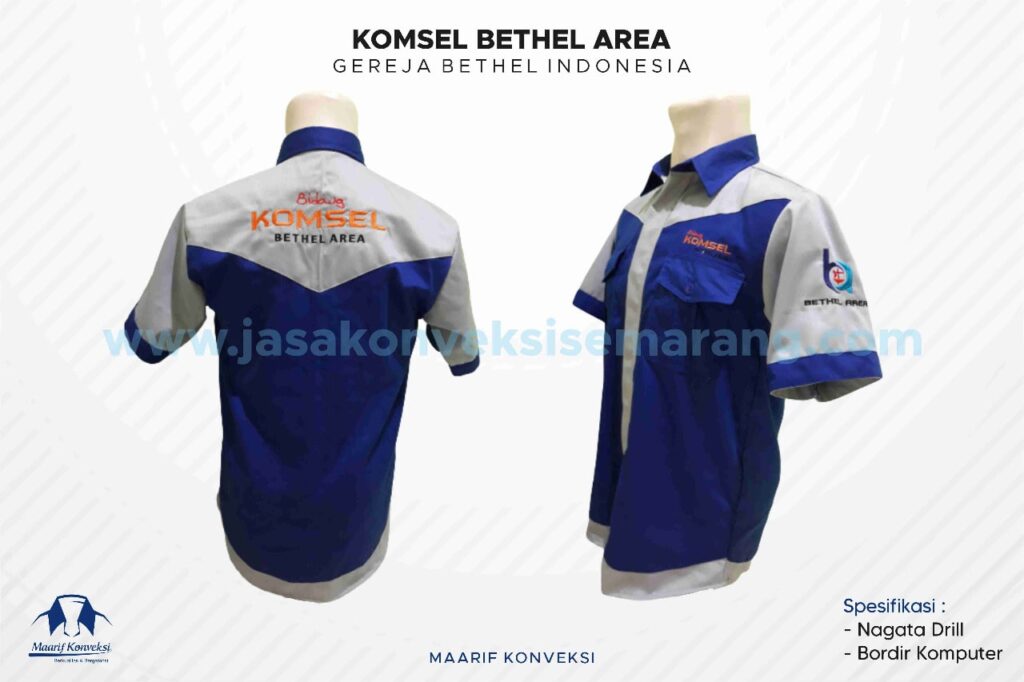Konveksi Kemeja Komsel Bethel