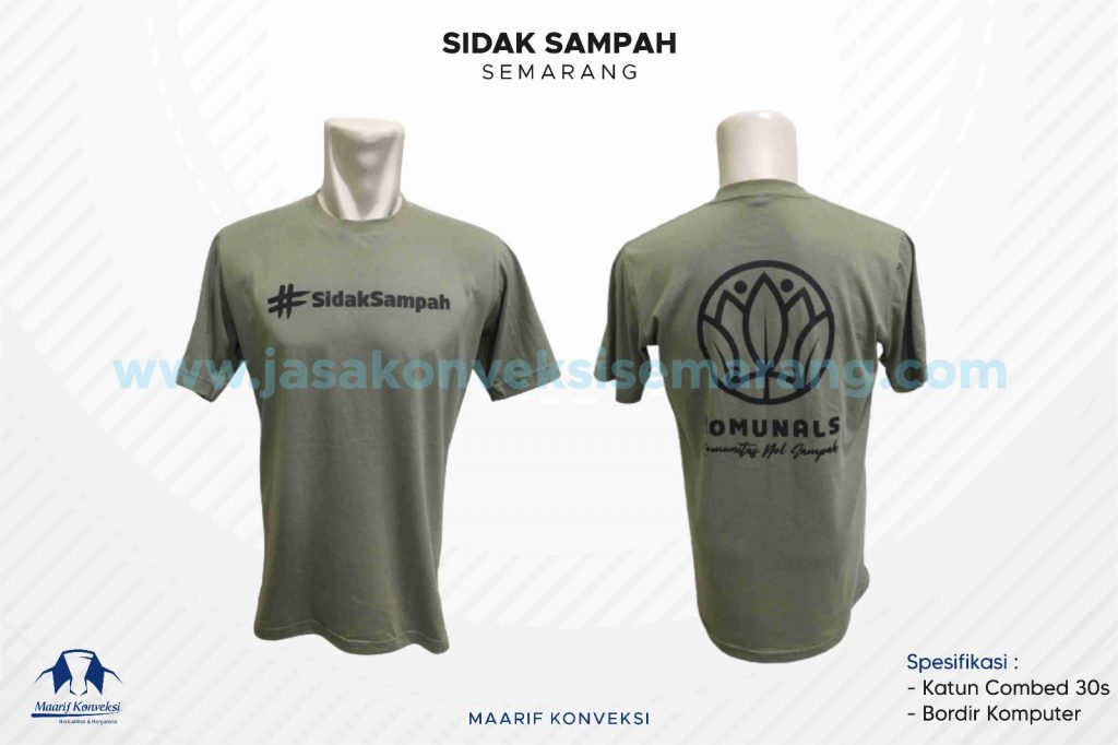 Konveksi Kaos Sidak Sampah