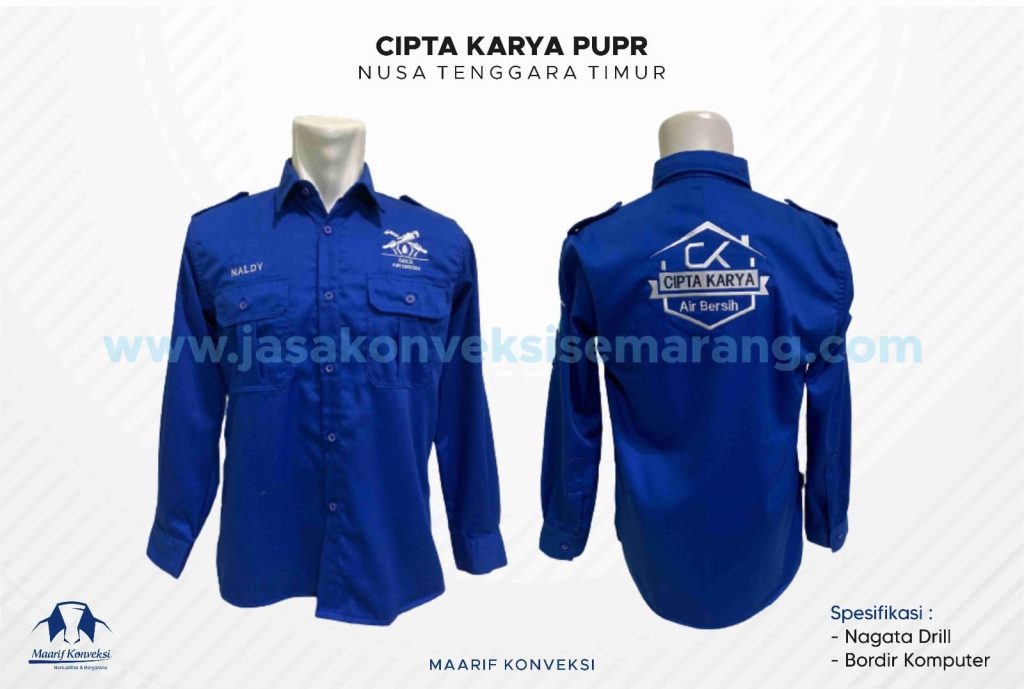 Konveksi Kemeja Cipta Karya PUPR