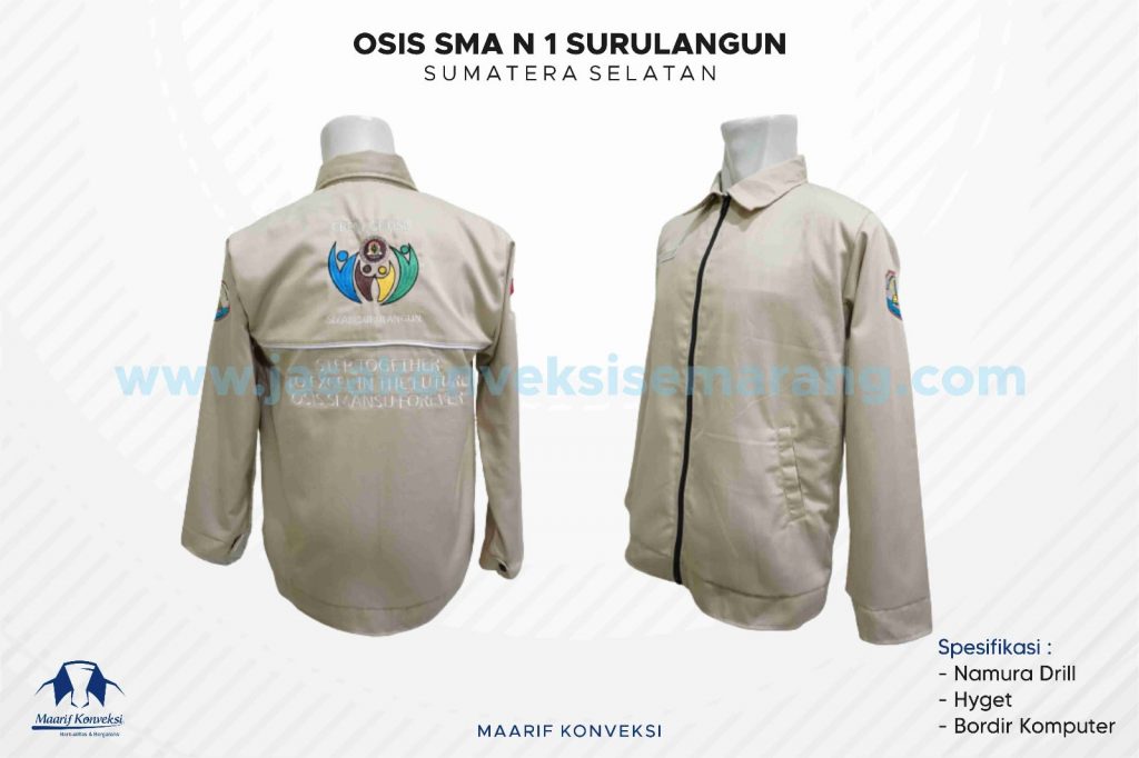 Konveksi Jaket Osis SMA Surulangun