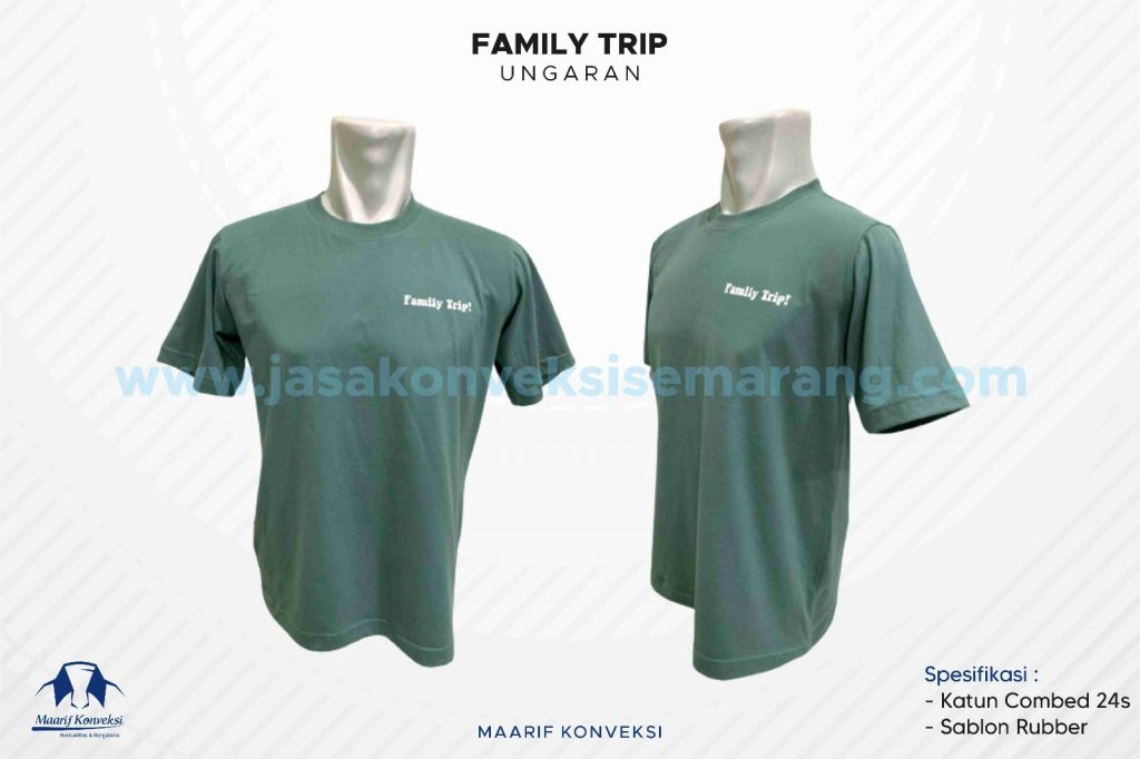 Konveksi Kaos Family Trip