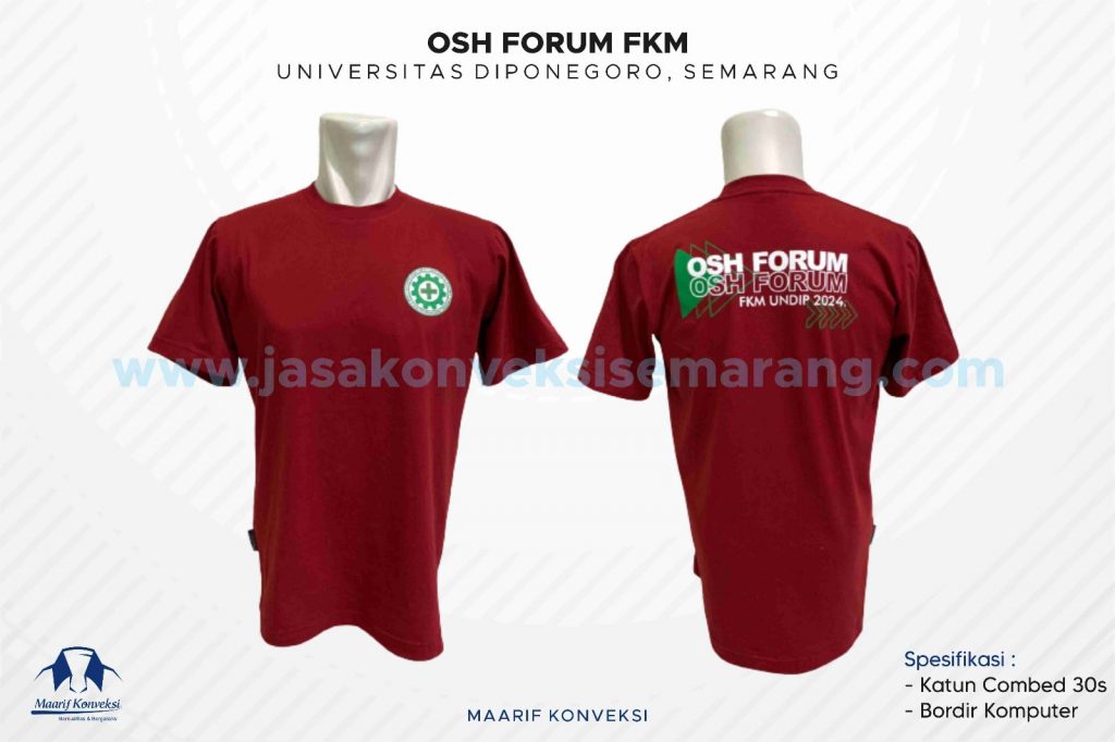 Konveksi Kaos OSH FKM Undip
