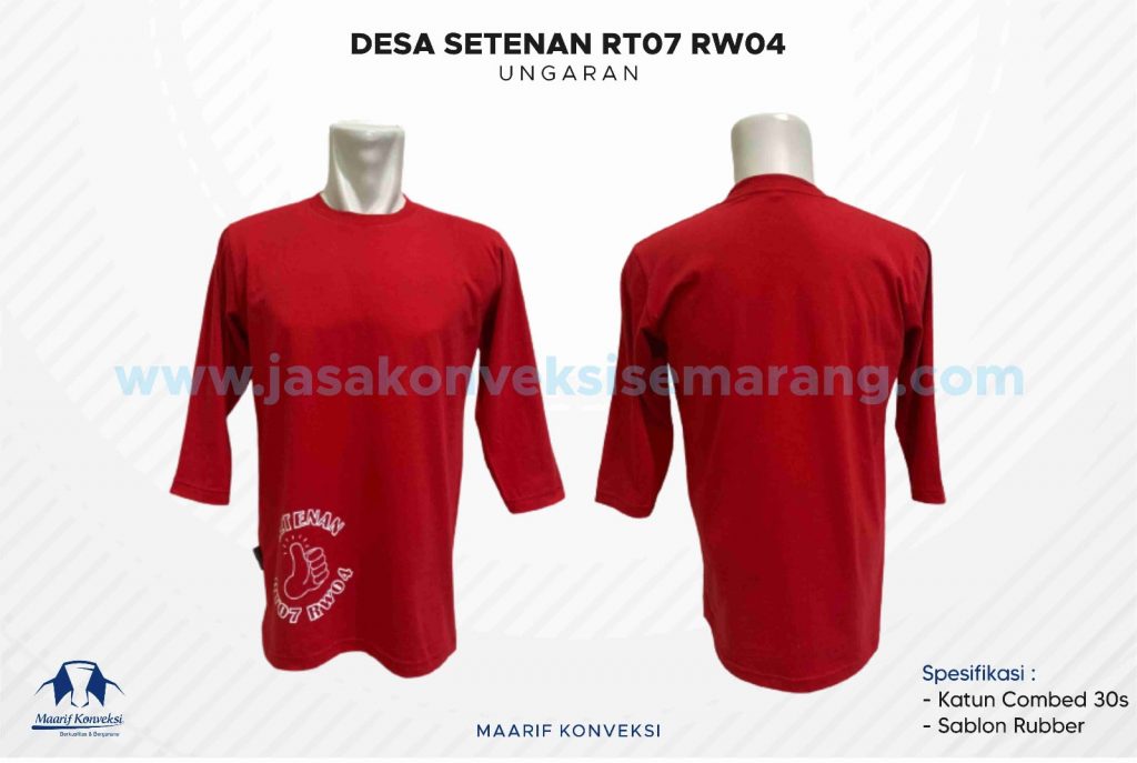 Konveksi Kaos Setenan Ungaran