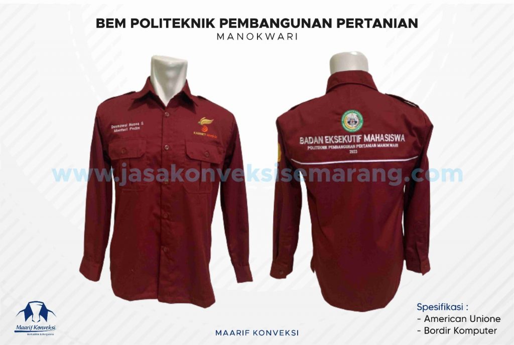 Konveksi Kemeja BEM Manokwari
