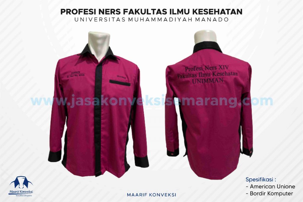Konveksi Kemeja Profesi NERS UNIMAN