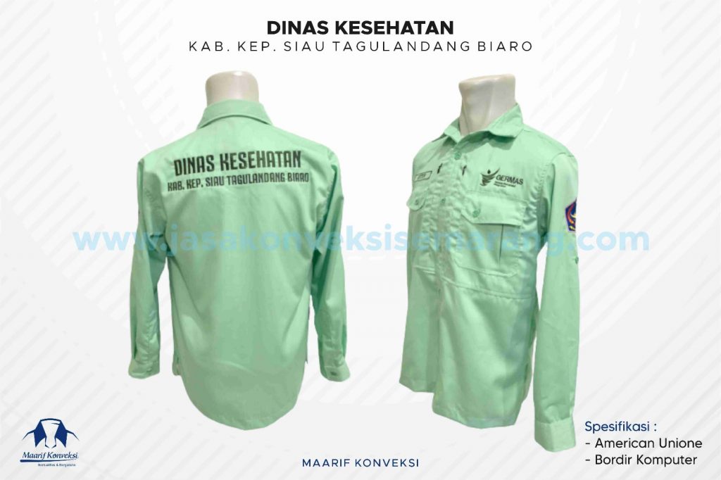 Konveksi Kemeja Dinkes Siau